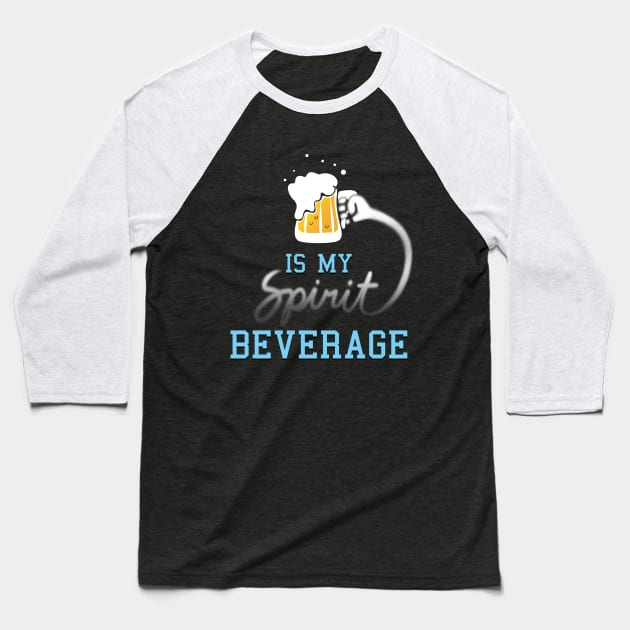 Funny Beer Spirit Animal Drinking Slogan For Beer Drinkers Baseball T-Shirt by BoggsNicolas